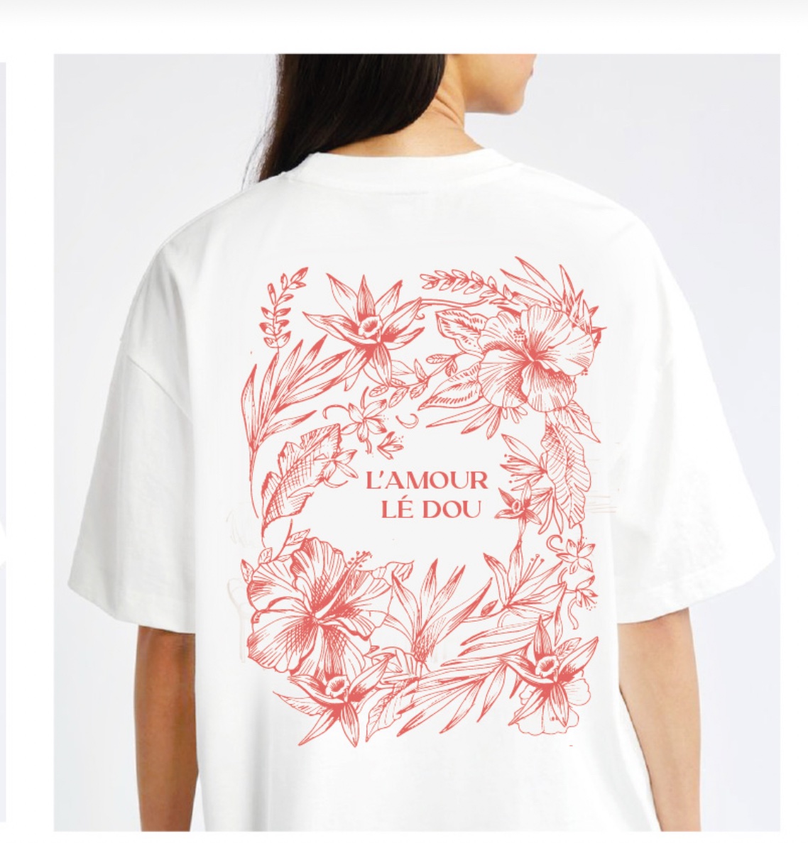 T-shirt L'amour lé dou – Image 4