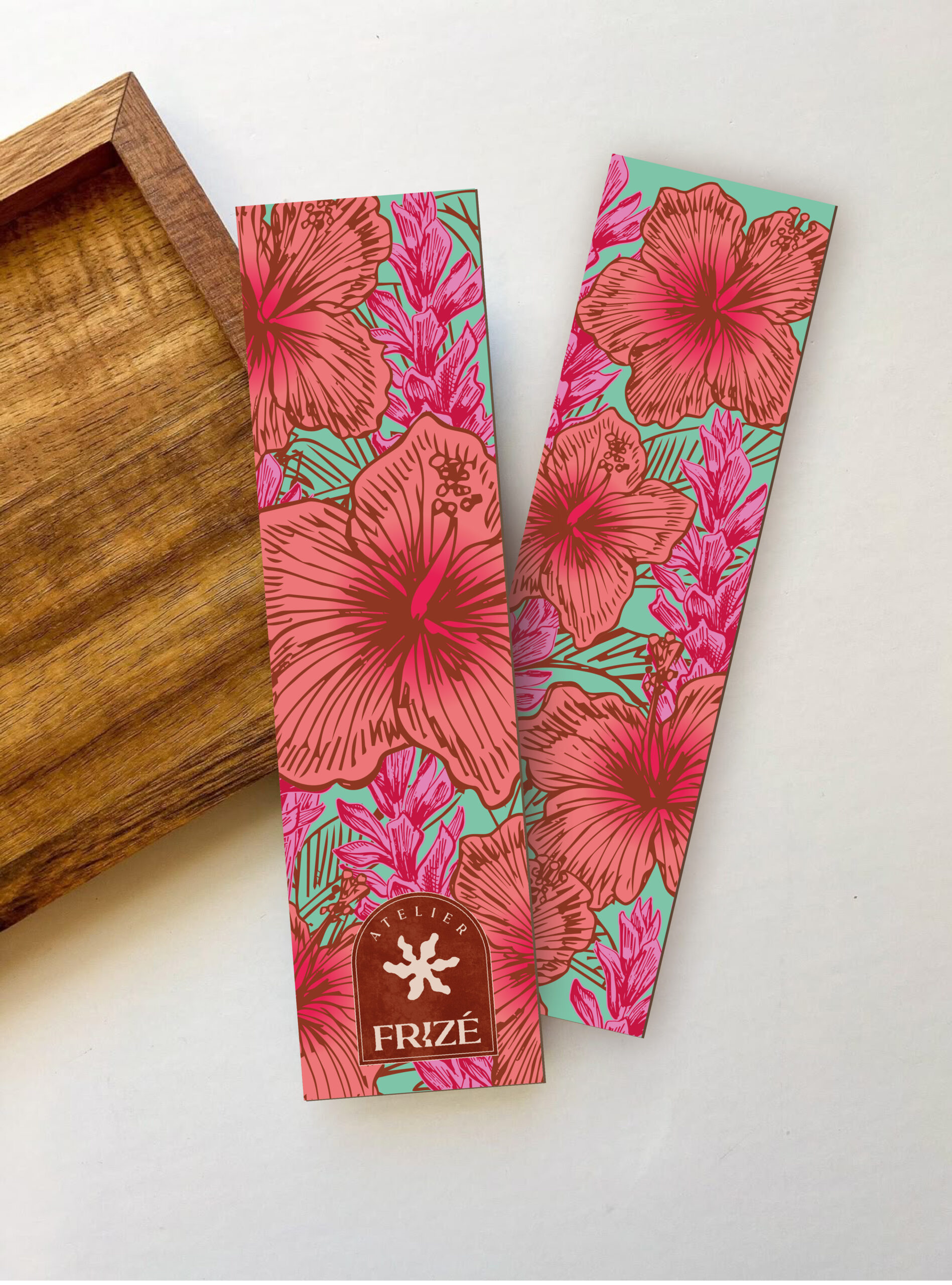 Marque Page hibiscus